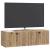 Dulap TV suspendat de perete, stejar artizanal, 98 x 31 x 30 cm