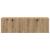 Dulap TV suspendat de perete, stejar artizanal, 98 x 31 x 30 cm