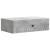 Masă laterală montată pe perete Gri Beton 59 x 34,5 x 17 cm GartenMobel Dekor
