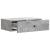 Masă laterală montată pe perete Gri Beton 59 x 34,5 x 17 cm GartenMobel Dekor