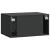 Dulap TV suspendat de perete, negru, 59,5 x 41 x 30 cm, 2 uși