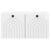 Dulap TV suspendat alb lucios din lemn prelucrat, 59,5 x 41 x 30 cm