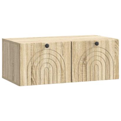 Dulap TV suspendat stejar sonoma 78,5 x 41 x 30 cm, 2 uși