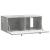 Dulap TV suspendat gri beton, 78,5 x 41 x 30 cm, 2 uși