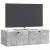 Dulap TV suspendat gri beton 99 x 41 x 30 cm, 2 uși, montaj pe perete