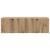 Dulap TV suspendat de perete, stejar artizanal, 99 x 41 x 30 cm