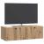 Dulap TV suspendat de perete, stejar artizanal, 99 x 41 x 30 cm
