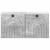 Dulap TV suspendat gri beton cu 2 usi, 59,5 x 31 x 30 cm