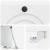 Dulap TV suspendat alb lucios din lemn prelucrat, 59,5 x 31 x 30 cm
