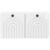 Dulap TV suspendat alb lucios din lemn prelucrat, 59,5 x 31 x 30 cm