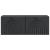 Dulap TV suspendat negru cu 2 uși, 78,5 x 31 x 30 cm