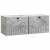 Dulap TV suspendat gri beton 78,5 x 31 x 30 cm, 2 uși