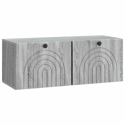 Dulap TV suspendat pentru perete, sonoma gri, 78,5 x 31 x 30 cm