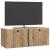 Dulap TV suspendat de perete, stejar artizanal, 78,5 x 31 x 30 cm