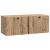 Dulap TV suspendat de perete, stejar artizanal, 78,5 x 31 x 30 cm