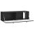 Dulap TV suspendat de perete, negru, 98 x 31 x 30 cm, cu 2 uși