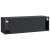 Dulap TV suspendat de perete, negru, 98 x 31 x 30 cm, cu 2 uși