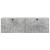 Dulap TV suspendat de perete, gri beton, 98 x 31 x 30 cm