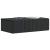 Masă laterală montată pe perete Negru 59 x 34,5 x 17 cm GartenMobel Dekor