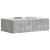 Masă laterală montată pe perete Gri Beton 59 x 34,5 x 17 cm GartenMobel Dekor