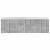 Masă laterală montată pe perete Gri Beton 59 x 34,5 x 17 cm GartenMobel Dekor