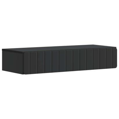 Masă laterală montată pe perete Negru 87,5 x 34,5 x 17 cm GartenMobel Dekor