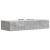 Masă laterală montată pe perete Gri Beton 87,5 x 34,5 x 17 cm GartenMobel Dekor