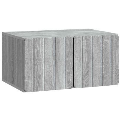 Dulap TV suspendat gri Sonoma, 59,5 x 41 x 30 cm, 2 uși