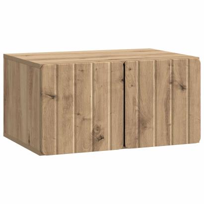 Dulap TV suspendat stejar artizanal 59,5 x 41 x 30 cm, 2 uși