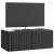 Dulap TV suspendat negru din lemn prelucrat, 78,5 x 41 x 30 cm