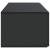 Dulap TV suspendat negru din lemn prelucrat, 78,5 x 41 x 30 cm