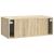 Oglindă TV montată pe perete Stejar Sonoma 78,5 x 41 x 30 cm GartenMobel Dekor