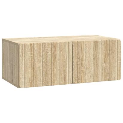 Oglindă TV montată pe perete Stejar Sonoma 78,5 x 41 x 30 cm GartenMobel Dekor