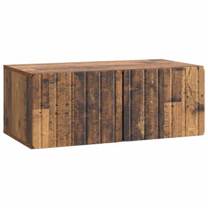 Oglindă TV montată pe perete Lemn vechi 78,5 x 41 x 30 cm GartenMobel Dekor