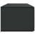 Dulap TV suspendat negru, 98 x 41 x 30 cm, cu 2 uși, din lemn prelucrat