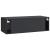 Dulap TV suspendat negru, 98 x 41 x 30 cm, cu 2 uși, din lemn prelucrat
