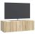 Dulap TV suspendat stejar sonoma, 98 x 41 x 30 cm, 2 uși