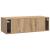 Dulap TV suspendat din lemn prelucrat, stejar artizanal, 98x41x30 cm