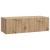 Dulap TV suspendat din lemn prelucrat, stejar artizanal, 98x41x30 cm