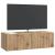 Dulap TV suspendat din lemn prelucrat, stejar artizanal, 98x41x30 cm