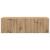 Dulap TV suspendat din lemn prelucrat, stejar artizanal, 98x41x30 cm