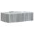 Masă laterală montată pe perete Sonoma gri 59 x 34,5 x 17 cm GartenMobel Dekor
