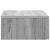 Masă laterală montată pe perete Sonoma gri 59 x 34,5 x 17 cm GartenMobel Dekor