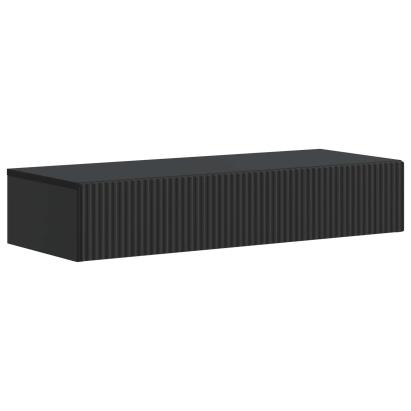 Masă laterală montată pe perete Negru 87,5 x 34,5 x 17 cm GartenMobel Dekor