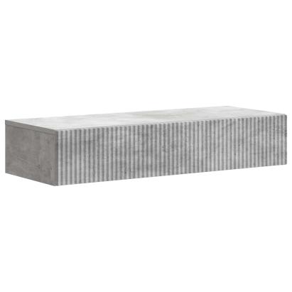 Masă laterală montată pe perete Gri Beton 87,5 x 34,5 x 17 cm GartenMobel Dekor