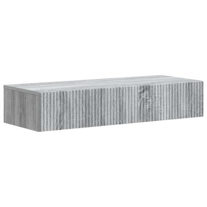 Masă laterală montată pe perete Sonoma gri 87,5 x 34,5 x 17 cm GartenMobel Dekor