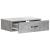 Masă laterală montată pe perete Gri Beton 59 x 34,5 x 17 cm GartenMobel Dekor