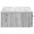 Masă laterală montată pe perete Sonoma gri 59 x 34,5 x 17 cm GartenMobel Dekor