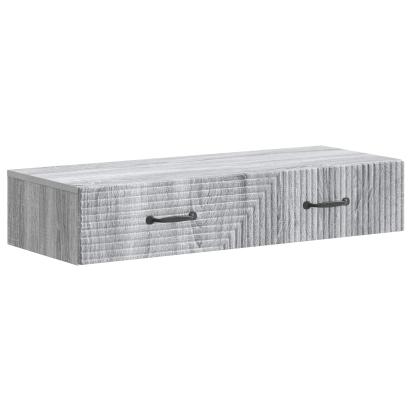 Masă laterală montată pe perete Sonoma gri 87,5 x 34,5 x 17 cm GartenMobel Dekor