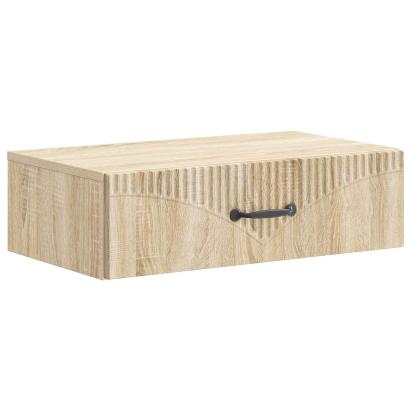 Masă laterală montată pe perete Stejar Sonoma 59 x 34,5 x 17 cm GartenMobel Dekor